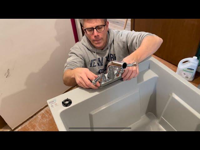 How to Install Utility Sink in Laundry Room