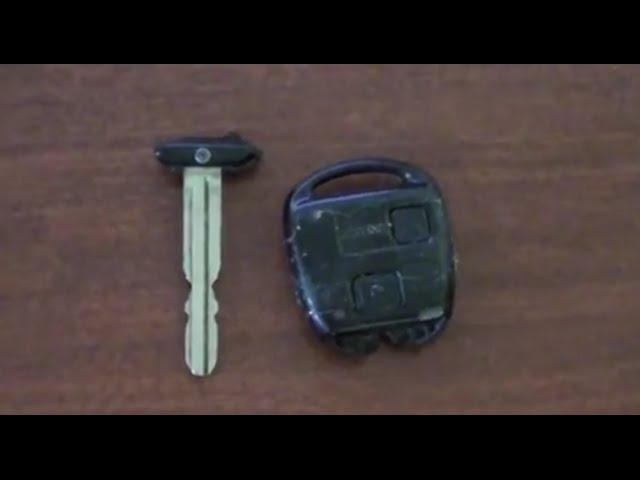 Toyota RAV4: How to Replace Broken Key Shell / Remote Key