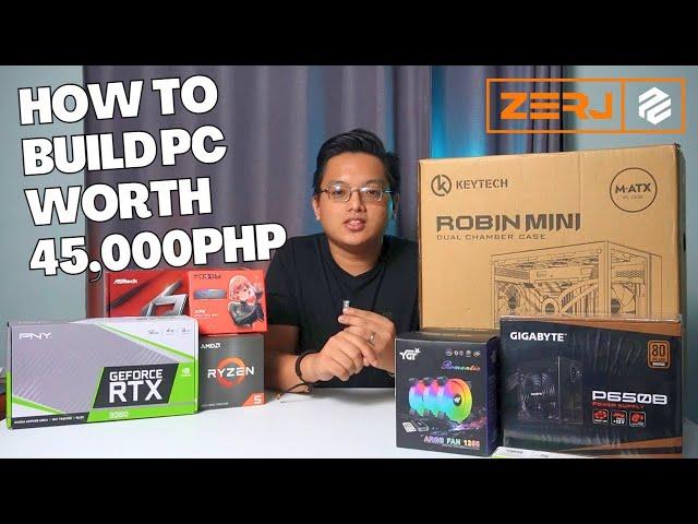 PC VLOG:HOW TO BUILD 45K BUDGET GAMING PC AS OF MAY 2023 WITH TUTORIAL PH (RYZEN 5 5600 & RTX 3060)