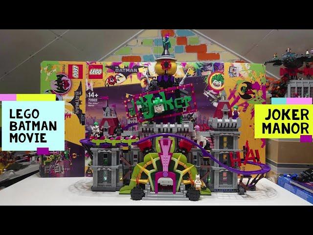 The Lego Batman Movie Lego Set 70922 - The Joker Manor - Unboxing Building And Size Comparison