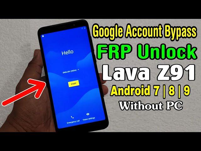 Lava Z91 FRP Unlock/ Google Account Bypass Without PC (2020) || Android 7 | 8 | 9