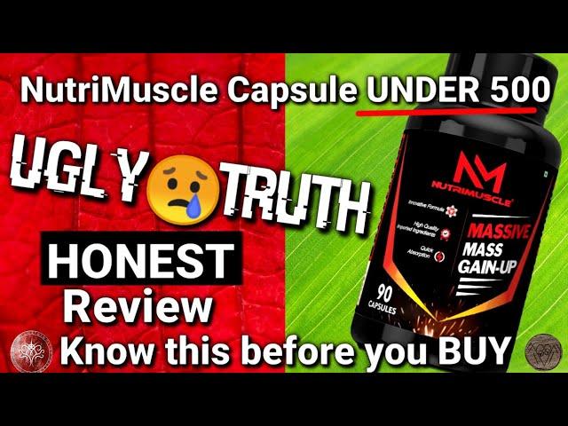 Nutrimuscle Massive Mass Gain Up Capsule HONEST review ( with LAB REPORT )