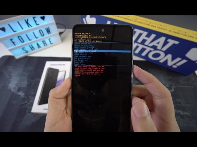 How To Factory Reset Samsung Galaxy A53 5G - Hard Reset