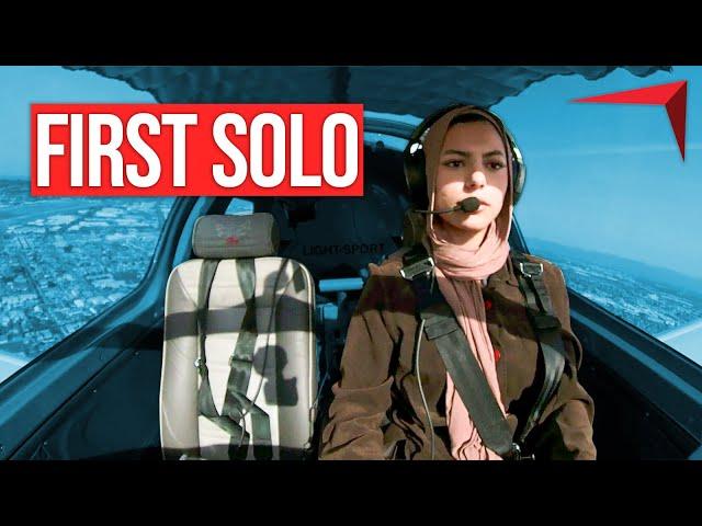 Student Pilot First Solo | NEVER BEFORE FILMED