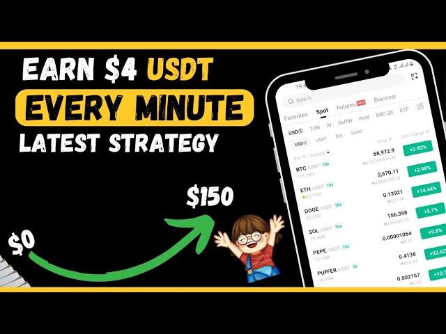 Earn 4 USDT Every Minute On Kucoin, Turn $1k to $4k With This Strategy Using Stable Coins (Tutorial)