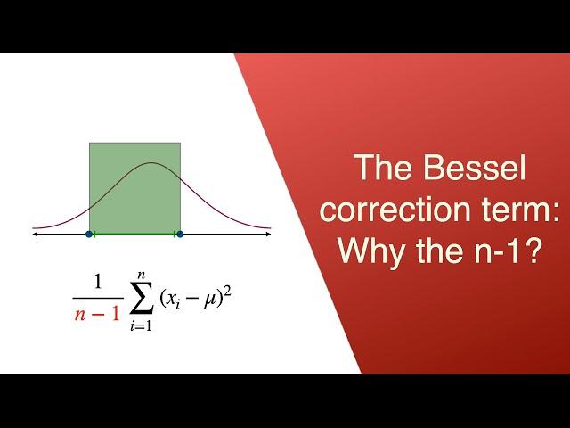 Why do we divide by n-1 to estimate the variance? A visual tour through Bessel correction