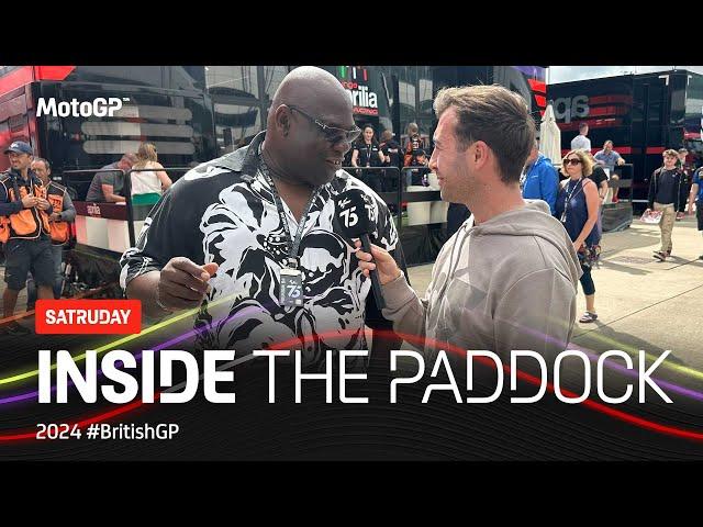 Carl Cox, Aleix Espargaro and Gav the giraffe join Inside The Paddock  | 2024 #BritishGP