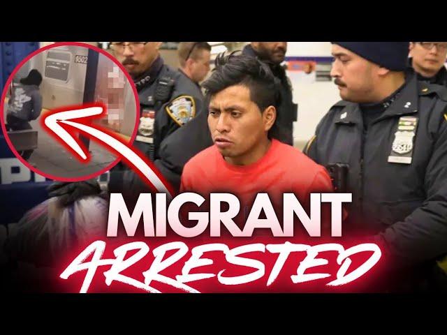 WOMAN BURNED ALIVE!! Migrant ARRESTED. New York Subway. Press Conference. LIVE.