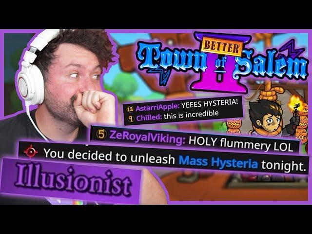 I just pulled off the PERFECT MASS HYSTERIA! | Town of Salem 2 BetterTOS2 Mod w/ Friends