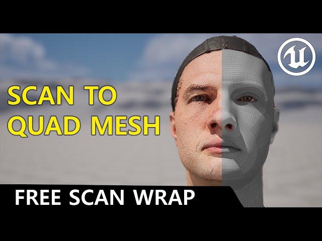 FREE FACE SCAN RETOPOLOGY TOOL