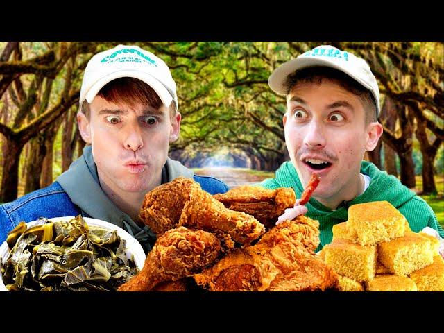 Two Brits try REAL Southern Fried Chicken for the first time!