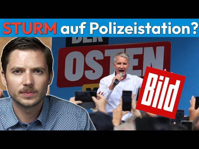 Höcke droht mit Sturm auf die Polizei! Quelle?