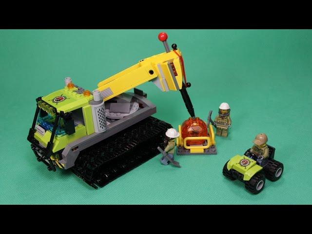 LEGO CITY - VOLCANO CRAWLER, 60122 / ЛЕГО СИТИ - ВЕЗДЕХОД ИССЛЕДОВАТЕЛЕЙ ВУЛКАНОВ, 60122.