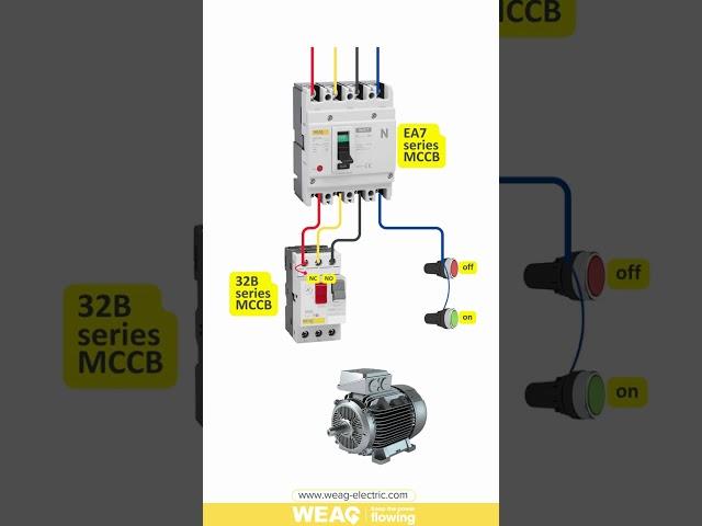 Manual Motor Starter | MPCB | Motor Protection Circuit Breaker | MPCB Connecting With Indicator !