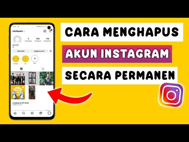 cara menghapus akun instagram secara permanen terbaru