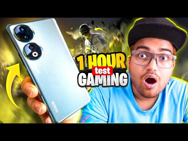 Honor 90 1 Hour Gaming Review | Snapdragon 7 Gen1 BGMI/PUBG Review  Gaming on Quad Curved Display