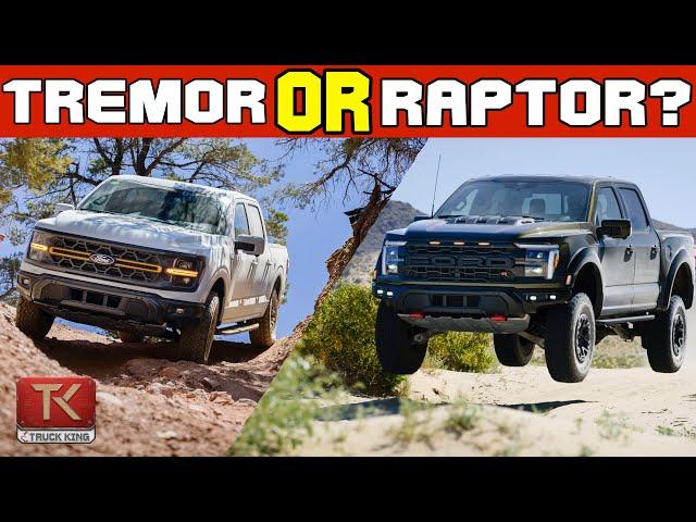 Hitting the Trails in the 2024 Ford F-150 Tremor & Raptor R - Which is Best?