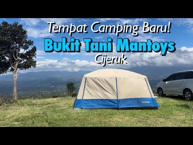 Tempat Camping Baru di Bogor | View Gunung & City Light | Bukit Tani Mantoys Camping Ground Cijeruk