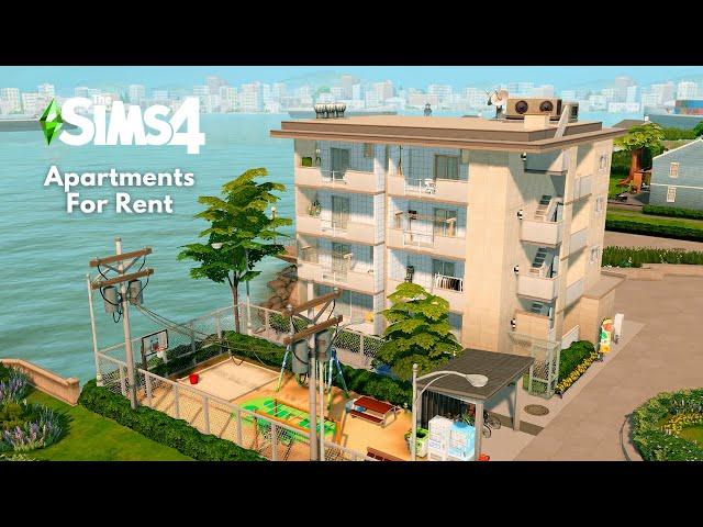 Apartments For Rent  | Stop Motion Build | The Sims 4 | No CC