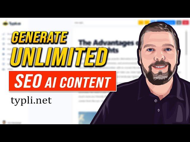 AI Content Generator | Create UNLIMITED SEO AI Articles With Typli AI Content Writer