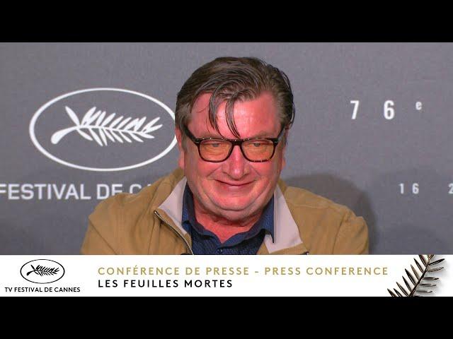 Les Feuilles Mortes – Press Conference– EV – Cannes 2023