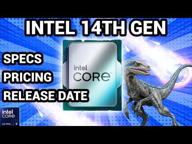 INTEL 14TH GEN PROCESSOR, RAPTOR LAKE REFRESH, METEOR LAKE SPECS, RELEASE DATE, PRICING & MORE!