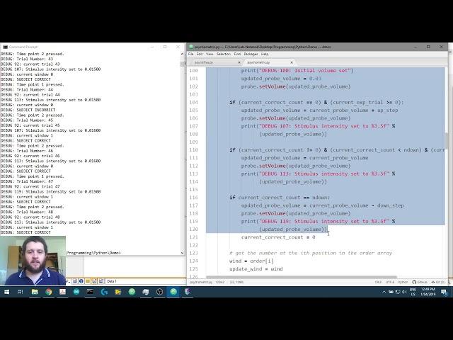 Auditory psychophysics using Python and Psychopy - (Video 12 Recap)