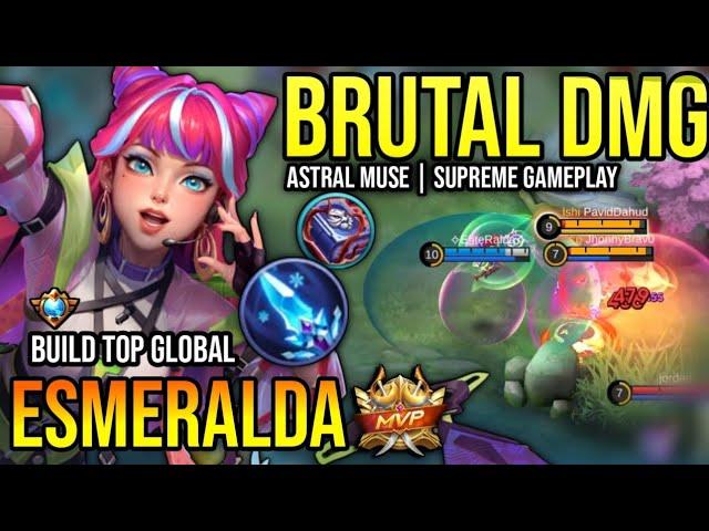 ESMERALDA BEST BUILD 2024 | BUILD TOP GLOBAL ESMERALDA GAMEPLAY | MOBILE LEGENDS