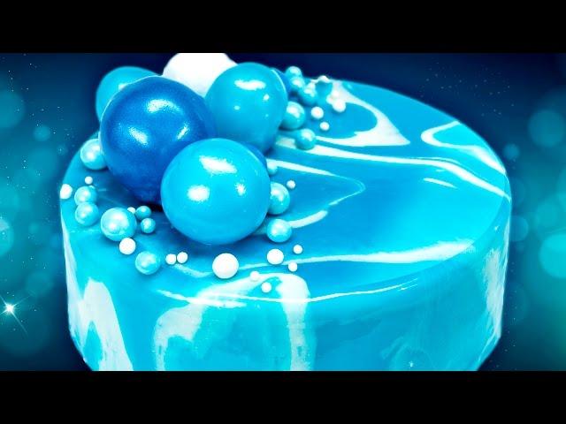 How to Make a Mirror Cake (Mirror Glaze Cake) from Cookies Cupcakes and Cardio