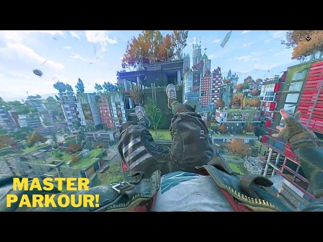 What 500 Hours of Parkour Experience Looks Like in Dying Light 2 - Free Roam / Insane Gameplay