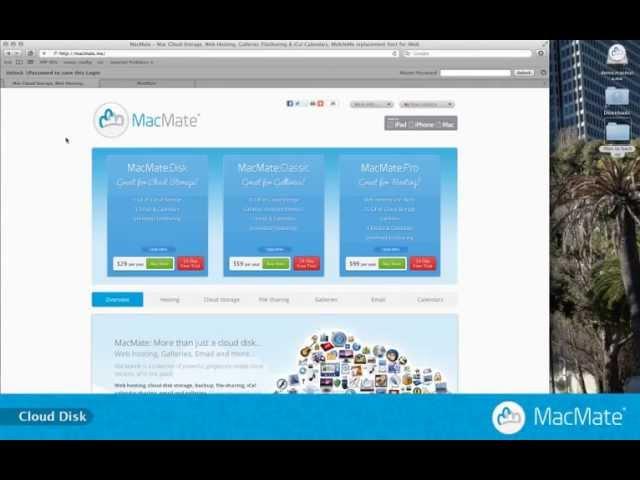 MacMate - Connect to the cloud using a web browser