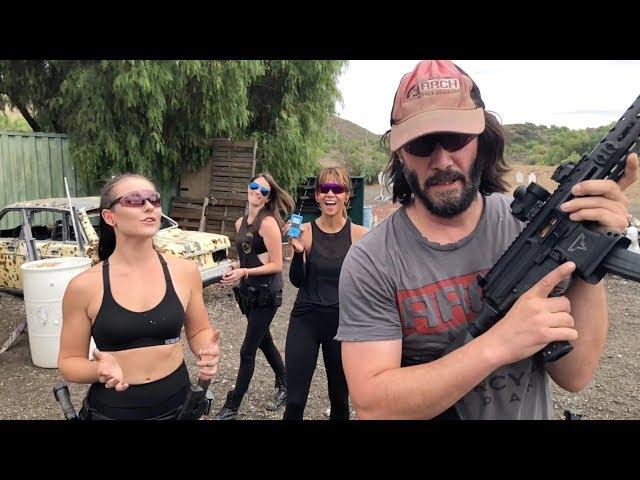 Keanu Reeves MPX run with Halle Berry