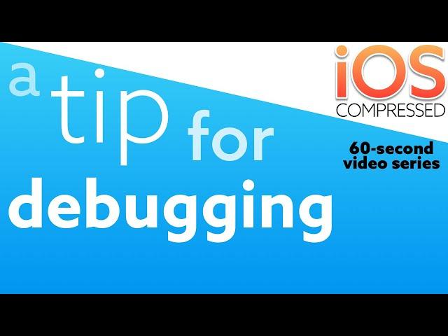 A Tip for Debugging, in 60 seconds! iOS, Swift, SwiftUI