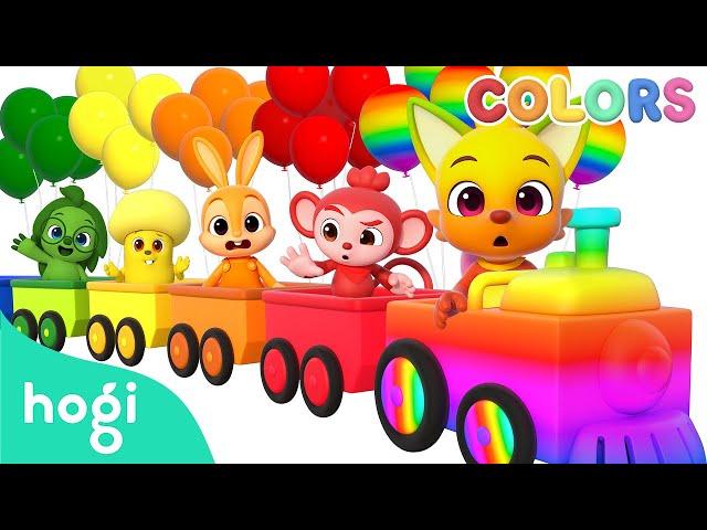 [NEW]   Learn Colors with Colorful Train｜Colors for Kids｜Train Songs｜Hogi Colors｜Hogi Pinkfong