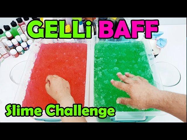 Fun and Funny Slime Challenge Game with Gelli Baff
