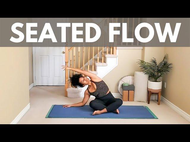 20 Minute Seated Yoga Flow | Slow & Gentle | Full Body & GREAT for low back pain!