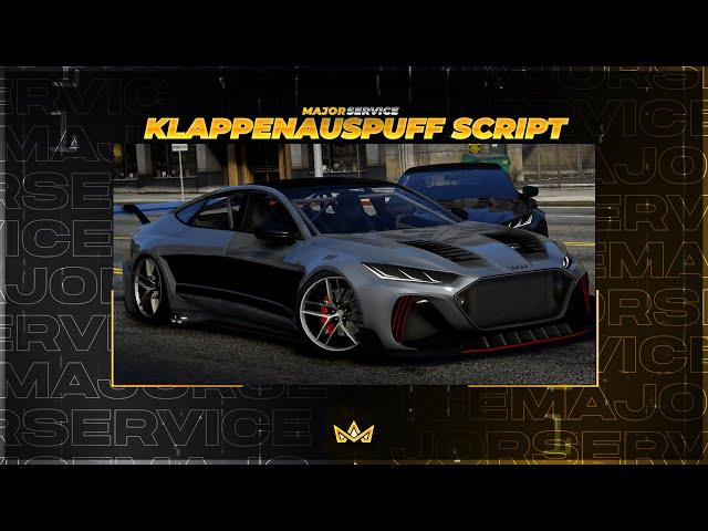 [ESX/FiveM] Exhaust / Klappenauspuff Script | ms_klappenauspuff MajorService FiveM Script