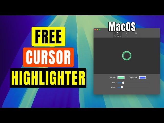 Must-Have Free Cursor Highlighter for macOS – Perfect for Screen Content!