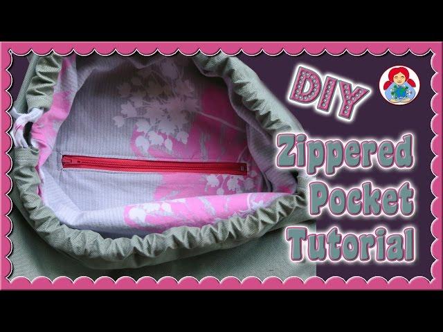 DIY | Zippered Pocket • EASY step by step tutorial • Sami Dolls Tutorials