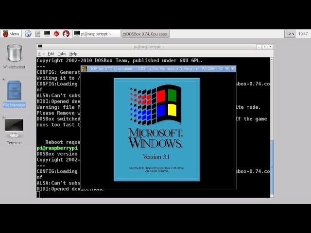 Raspberry Pi Windows 3.1