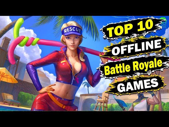 Top 10 Best OFFLINE Battle Royale Games Like PUBG For Android & iOS | OFFLINE Battle Royale Games