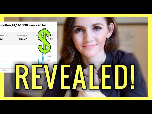 YouTube Paycheck REVEALED & Analytics Report!! (GENIUS PASSIVE INCOME STRATEGY) | Andrea Jean