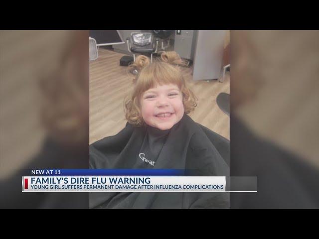 Chillicothe family's living nightmare as girl, 4, falls into coma due to flu