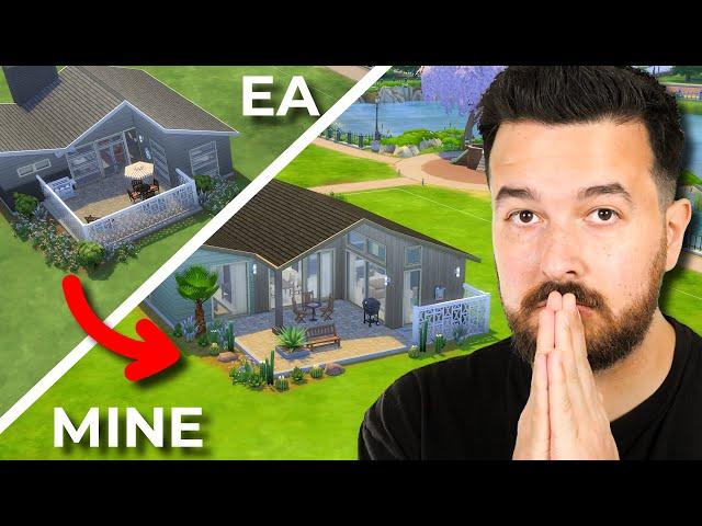 I refreshed this EA house while on a budget!