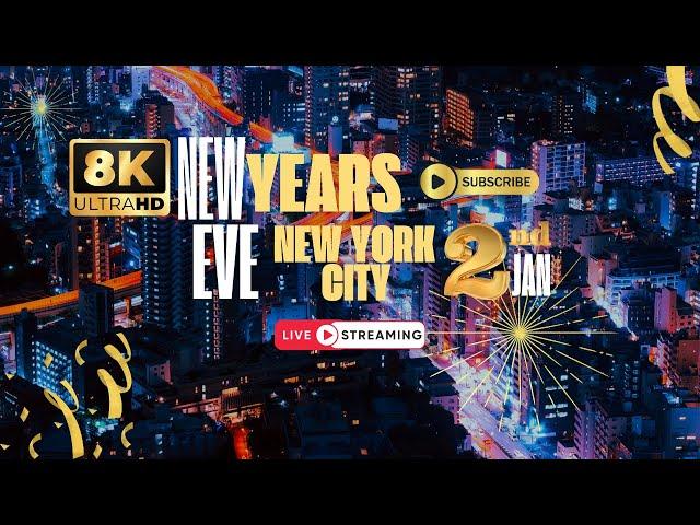 New York City Live | Anywhere with Ali | NYC Manhattan | 8K HDR View | New Year 2025 | Nightlife