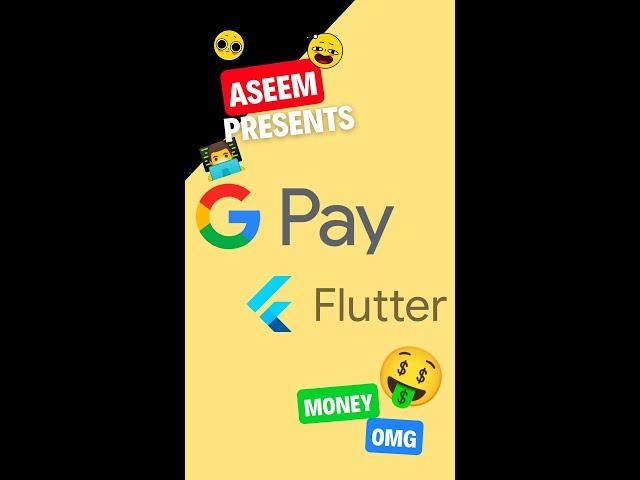 Google Pay in Flutter ‍ #googlepay #flutter #shorts #programming @aseemwangoo