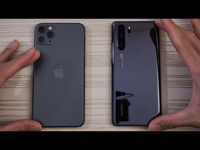 iPhone 11 Pro Max vs Huawei P30 Pro - Speed Test!