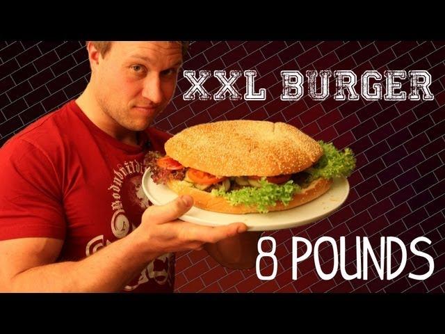 The XXL Burger - 8lb (3.6kg) Burger | Furious Pete