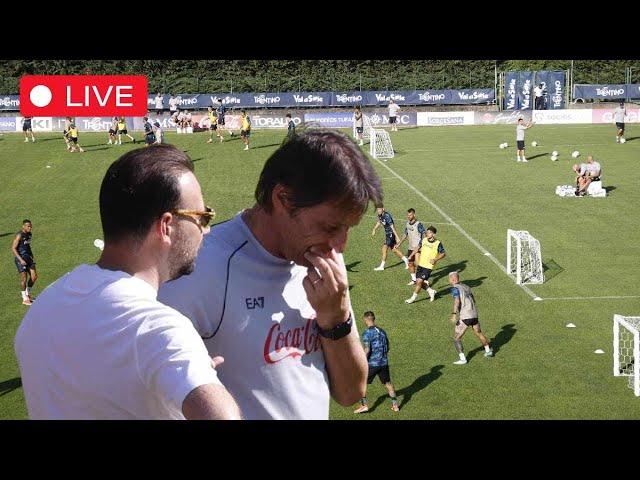 ALLENAMENTO del NAPOLI in diretta  Ritiro di Dimaro 2024 - Giorno 7 (mattina)