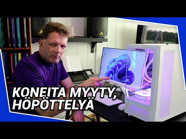 Koneita myyty, sovellus ei toimi, höpöttelyä näytöstä ja peliohjaimesta